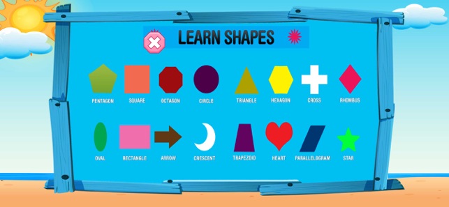 Learn Shapes & Colors For Kids