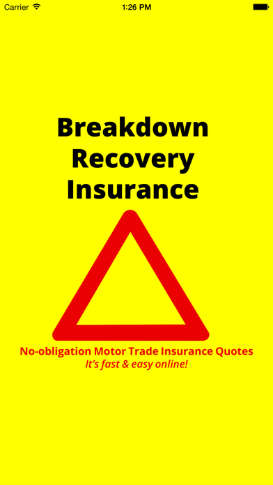 How to cancel & delete Breakdown Recovery Insurance from iphone & ipad 1