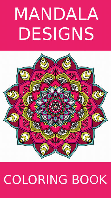 How to cancel & delete Mandala Coloring Pages Games from iphone & ipad 1