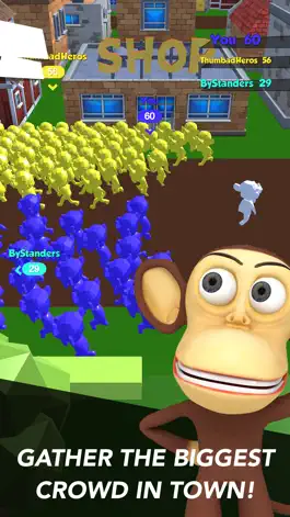 Game screenshot Crowd Monkey Run mod apk