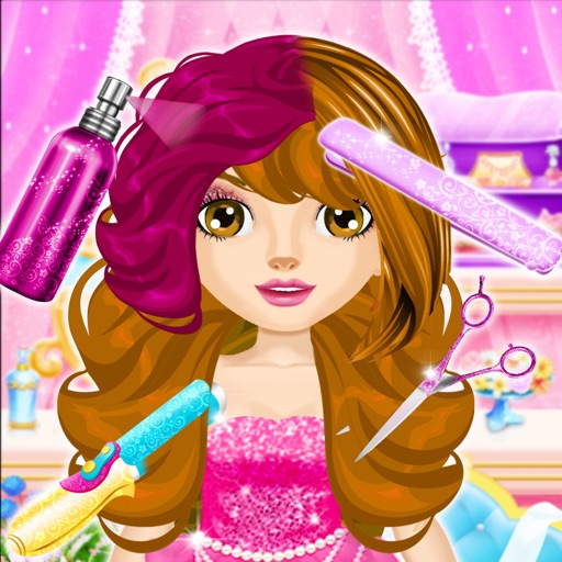 Princess Hair Saloon Game Icon