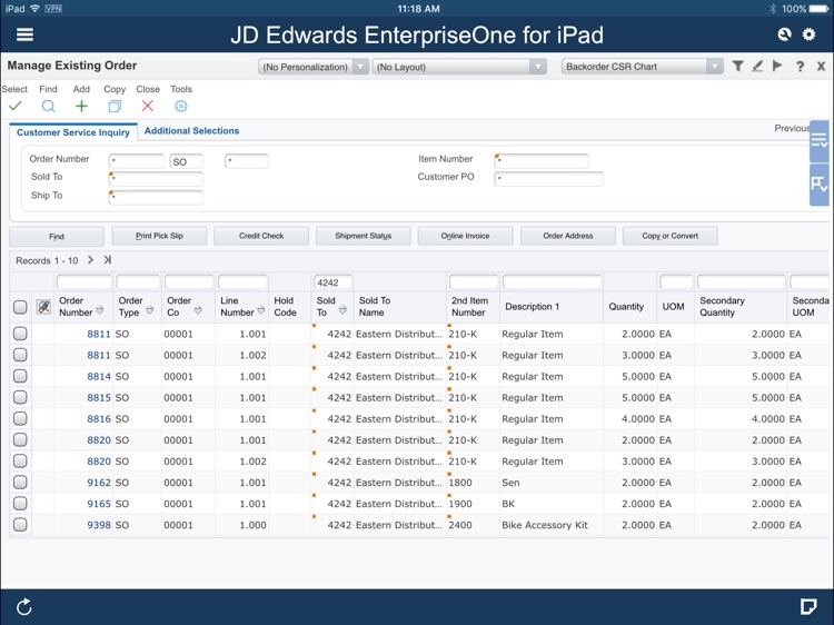 JD Edwards EnterpriseOne