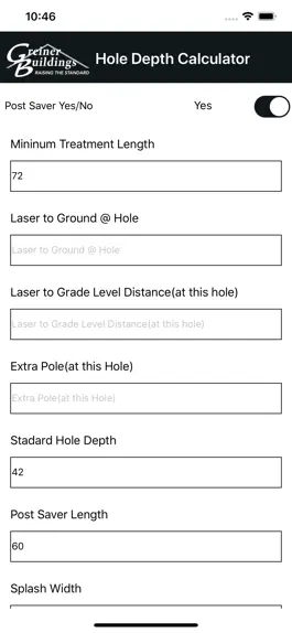 Game screenshot Greiner Hole Depth Calculator mod apk