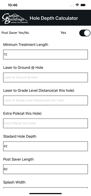 Greiner Hole Depth Calculator(圖1)-速報App