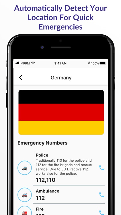 World Emergency SOS Numbers