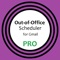 In few simple steps this App allows you to set and schedule Out-of-Office (Vacation Reply) messages for Gmail accounts