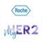 The myHER2 app is an interactive and personalised support tool designed for women or men with HER2-positive breast cancer who have been prescribed Herceptin (trastuzumab) or Perjeta (pertuzumab) + Herceptin or Kadcyla (trastuzumab emtansine)