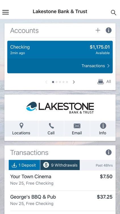 Lakestone Bank Mobile