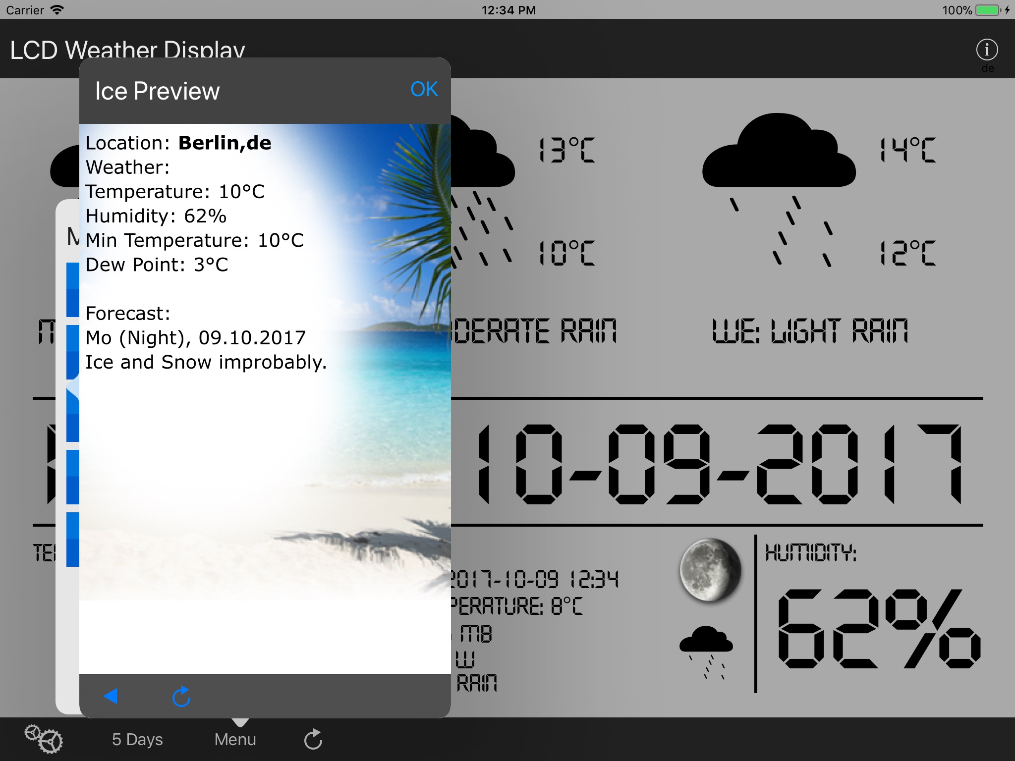 LCD Weather Display screenshot 4