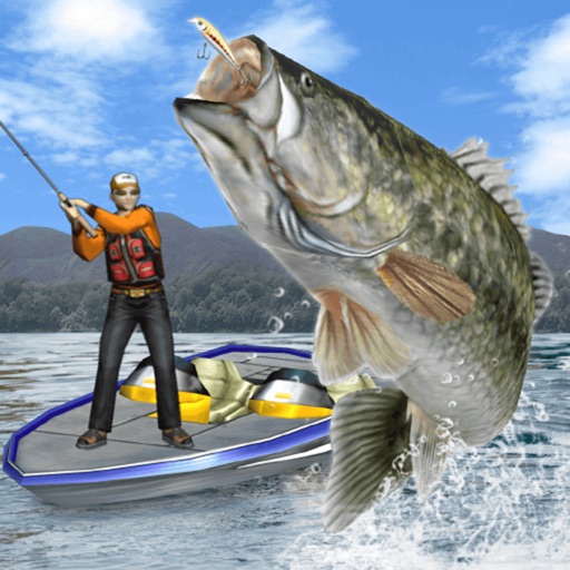 Bass Fishing 3D Icon