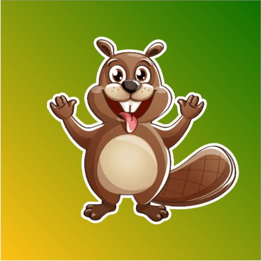 Cute Beaver Sticker