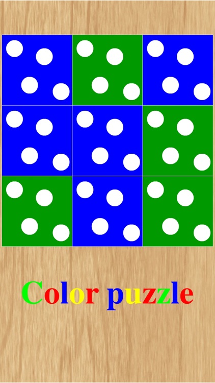 Color puzzle for kids