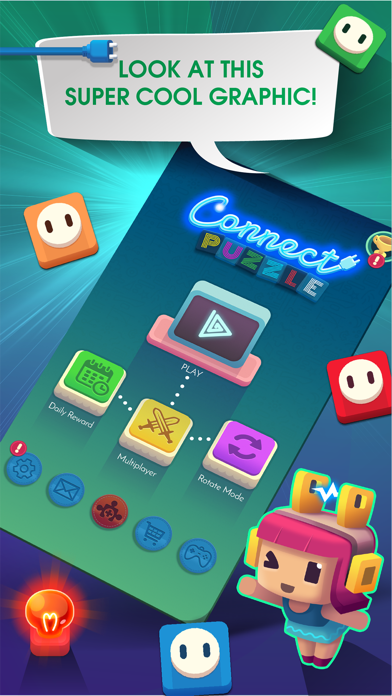 Connect Puzzle: Color Lights screenshot 2