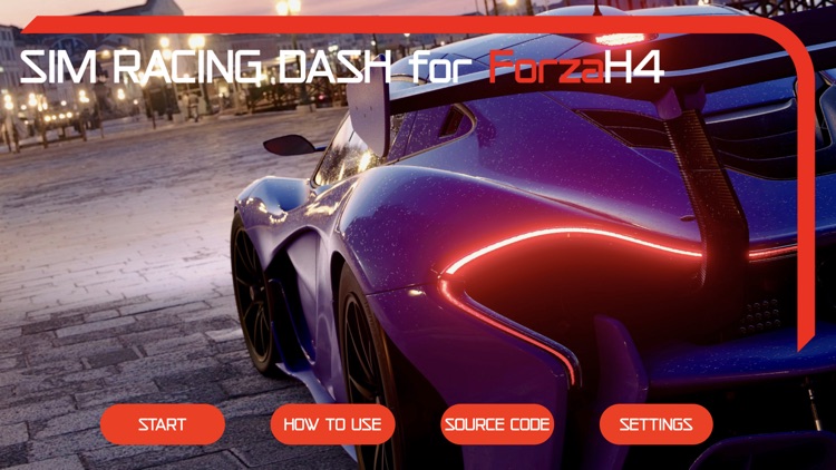 Sim Racing Dash for Forza H4