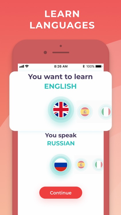 Learny. Learn language by film