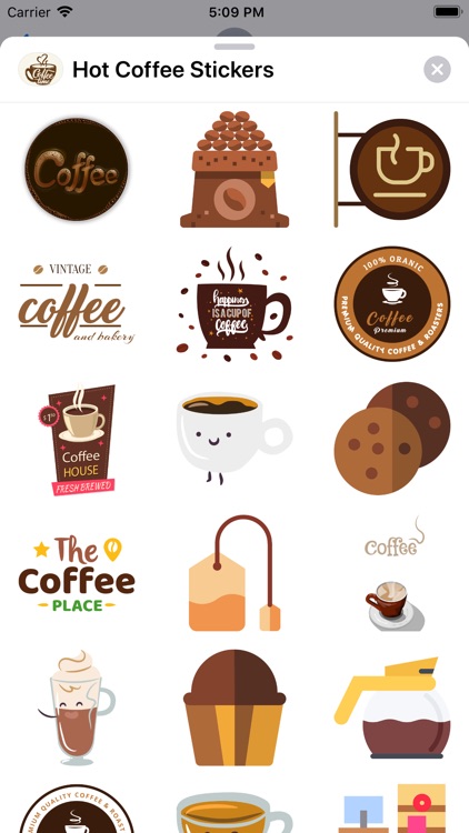 Hot Coffee Stickers