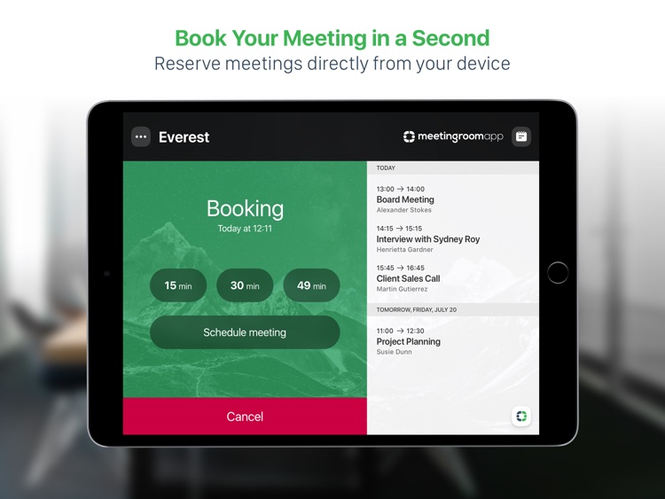 MeetingRoomApp Booking System