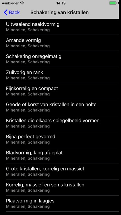 Gesteenten en mineralen screenshot-3