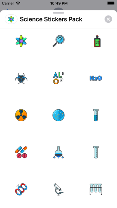 Science Stickers Pack screenshot 3