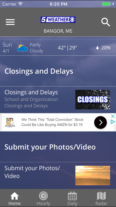 WABI TV5 Weather App screenshot 2