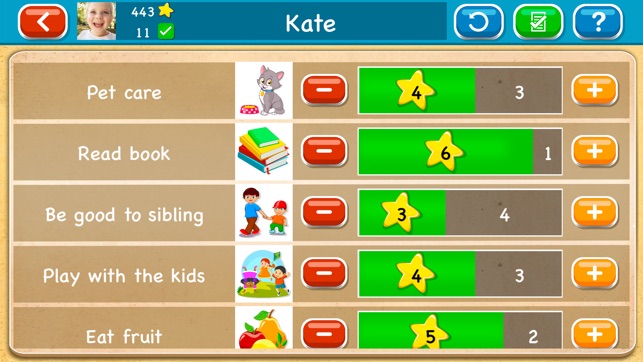 Chore Chart & Rewards for Kids