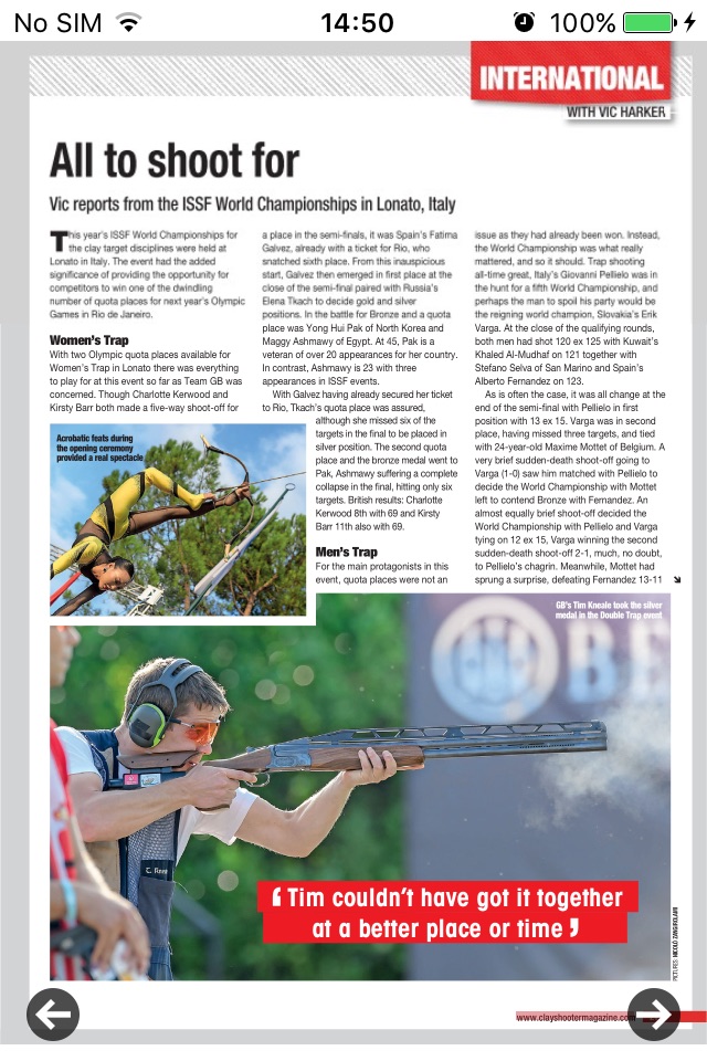 Clay Shooter Magazine screenshot 3
