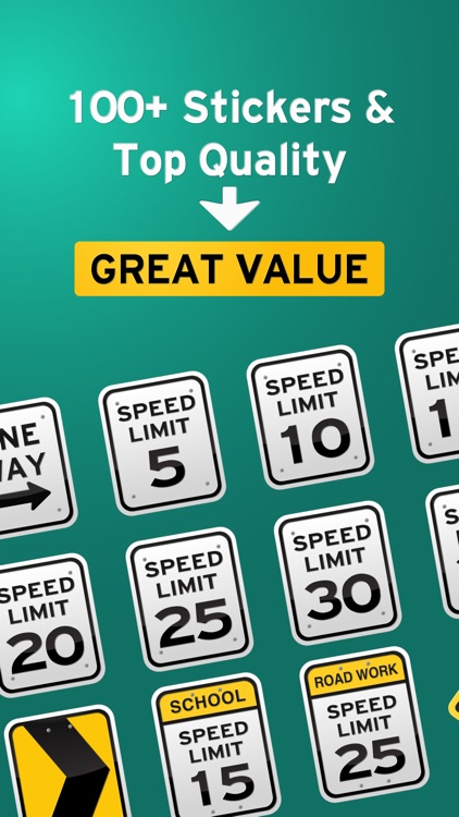 100+ Glossy Road Signs screenshot-2