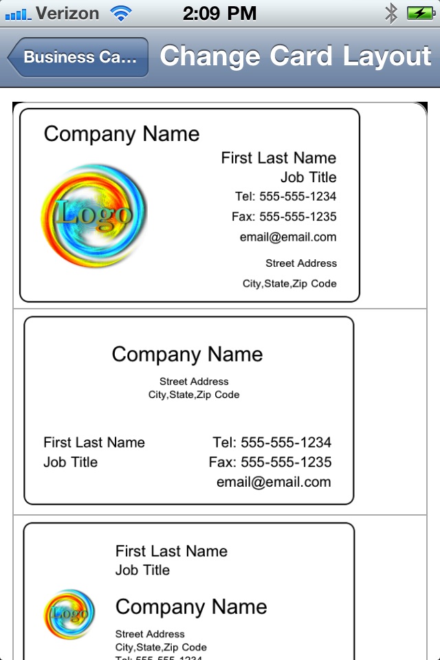 Business Card Design & Share screenshot 3