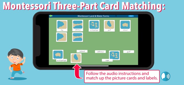 Montessori Land & Water Forms(圖3)-速報App