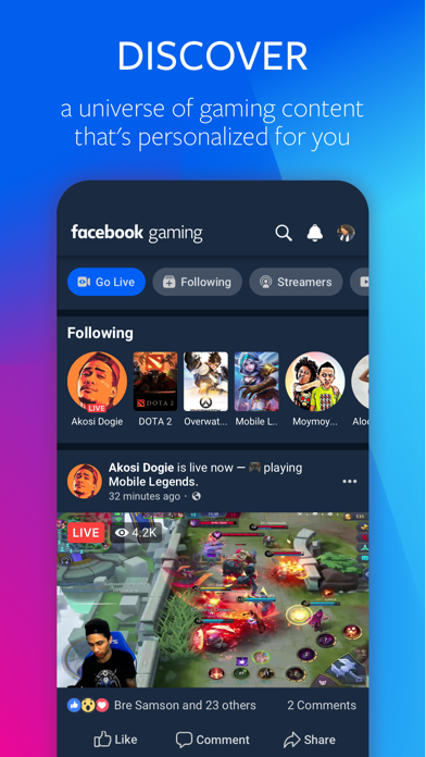 Facebook Gaming screenshot 2