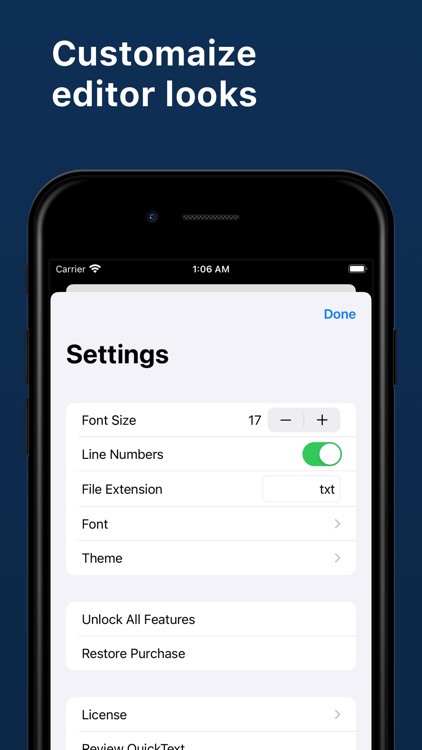 QuickText - Plain Text Editor