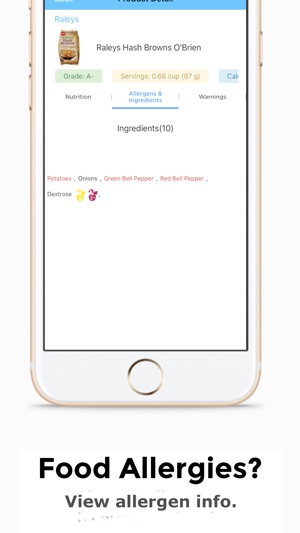 FoodFacts-Allergy, Weight Loss(圖2)-速報App