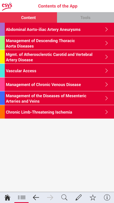ESVS Clinical Guidelines screenshot 4