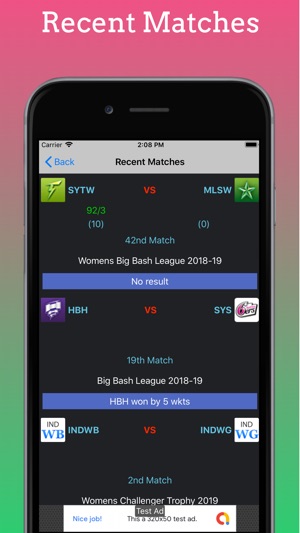 Live Cricket Score & Schedule(圖5)-速報App