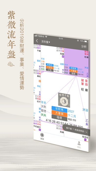 紫微斗数-八字算命紫微运势大师 screenshot 2