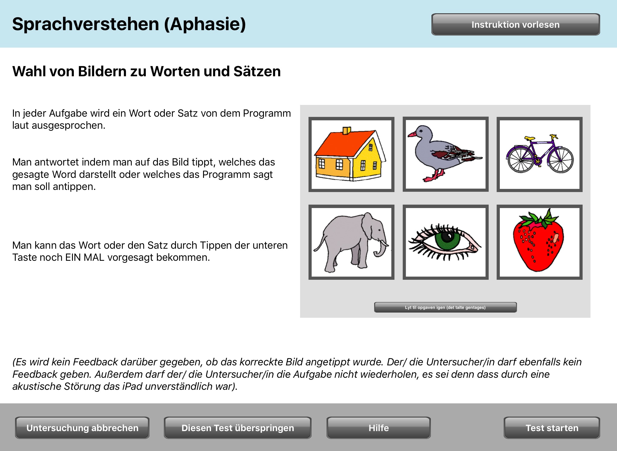 CABPad Neuropsychological Test screenshot 2