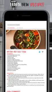 recipes for insta pot iphone screenshot 2