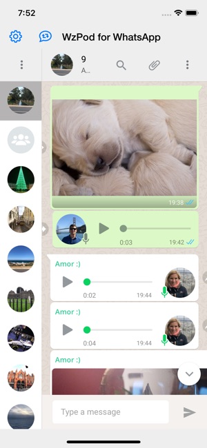 WzPad 對於 WhatsApp