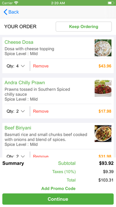 Curry Leaves Indian Restaurant screenshot 4