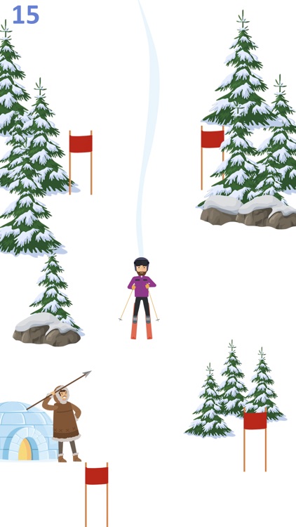 Hipster Skiing