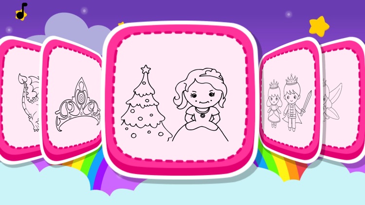 Princess Coloring Book of Kids