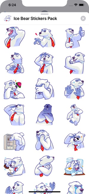 Ice Bear Stickers Pack