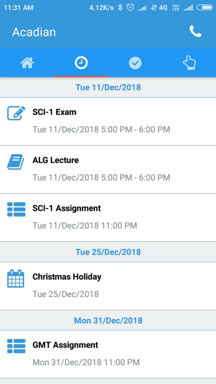 Acadian Student & Parent