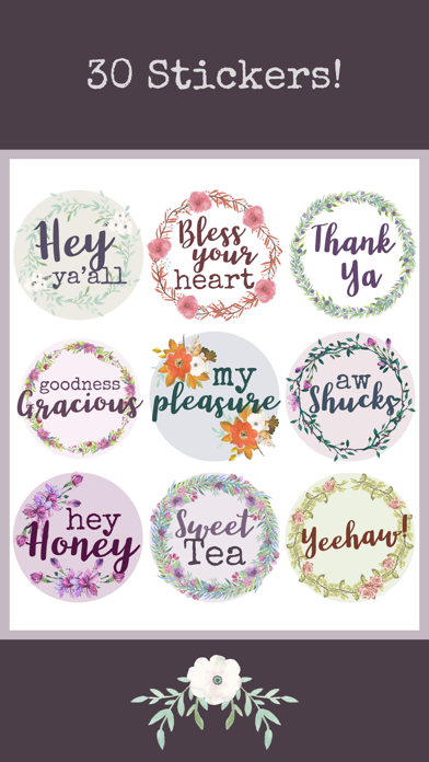 Southern Sayings Text Stickers screenshot 2