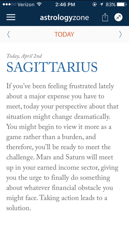 Daily Horoscope Astrology Zone