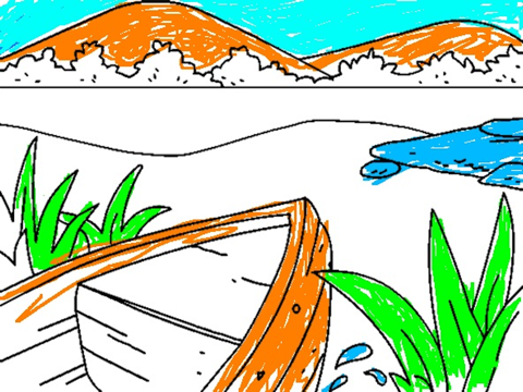涂鸦填色画画板-素描绘画板,画吧,益智早教软件 screenshot 3