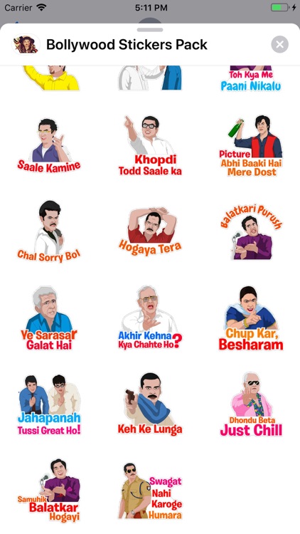 Bollywood Stickers Pack screenshot-3