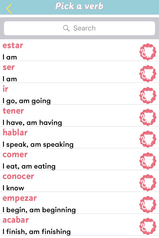 CatsAndVerbs-Spanish verbs screenshot 2