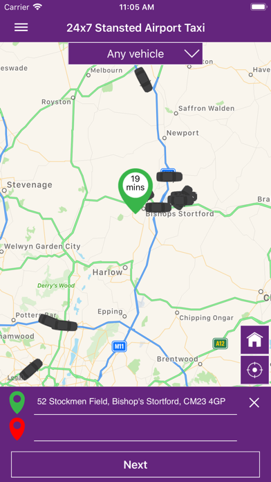 24x7 - Stansted Airport Taxi screenshot 2