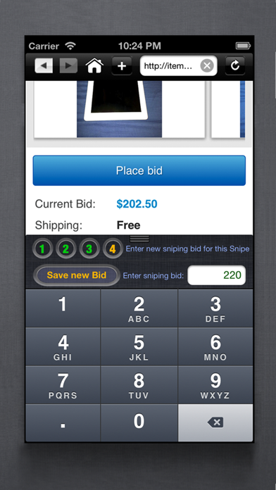 How to cancel & delete Auction Sniper for eBay from iphone & ipad 4